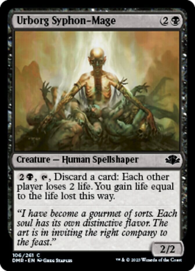 Urborg Syphon-Mage [Dominaria Remastered] MTG Single Magic: The Gathering  | Multizone: Comics And Games