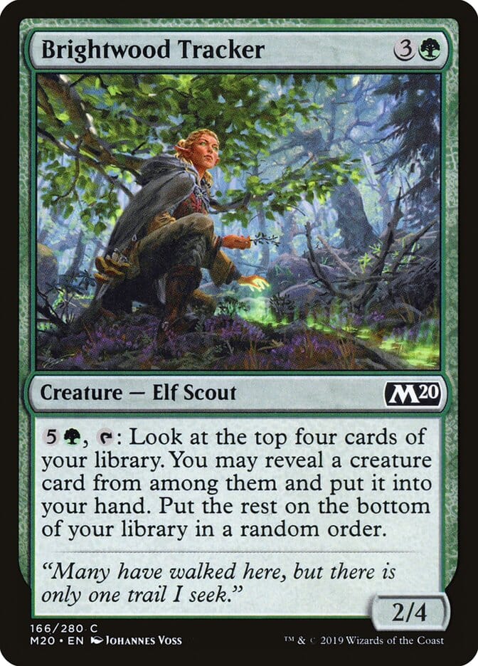 Brightwood Tracker [Core Set 2020] MTG Single Magic: The Gathering  | Multizone: Comics And Games