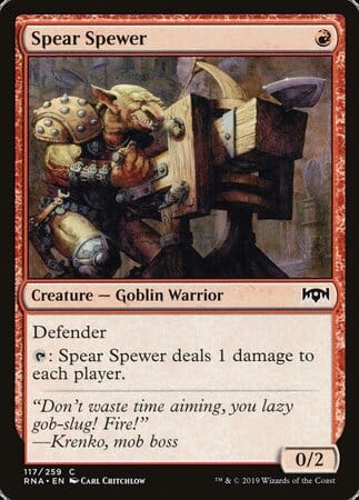 Spear Spewer [Ravnica Allegiance] MTG Single Magic: The Gathering  | Multizone: Comics And Games