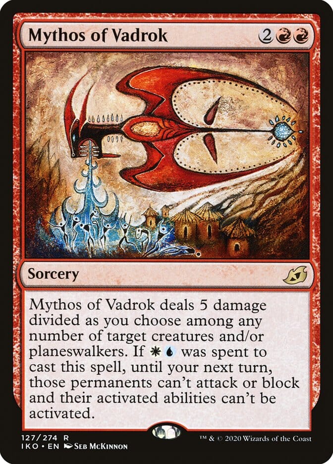 Mythos of Vadrok [Ikoria: Lair of Behemoths] MTG Single Magic: The Gathering  | Multizone: Comics And Games