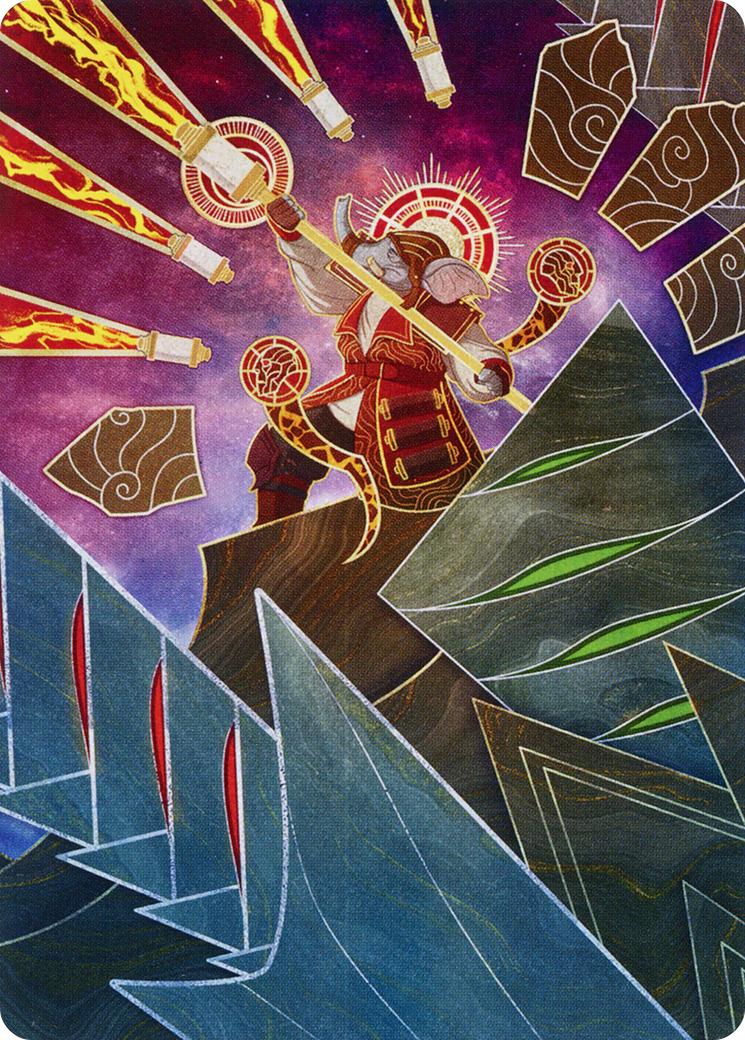 Quintorius, Loremaster Art Card (63) [March of the Machine Art Series] MTG Single Magic: The Gathering  | Multizone: Comics And Games