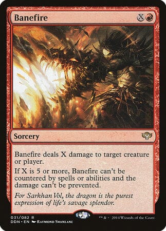 Banefire [Duel Decks: Speed vs. Cunning] MTG Single Magic: The Gathering  | Multizone: Comics And Games
