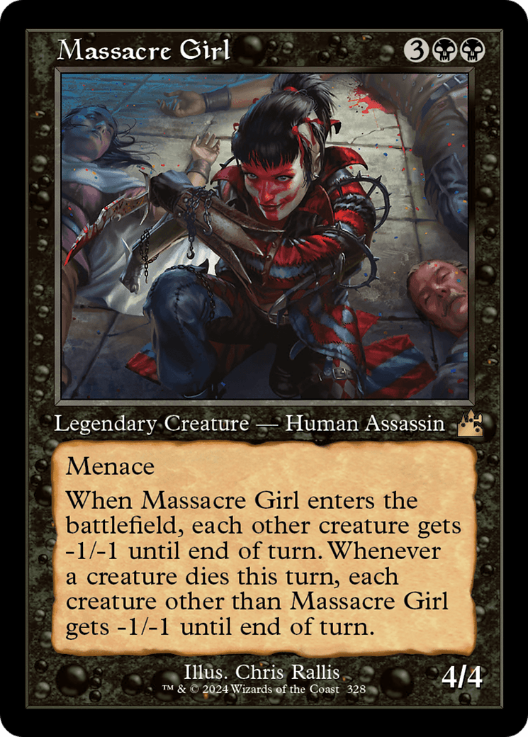 Massacre Girl (Retro) [Ravnica Remastered] MTG Single Magic: The Gathering  | Multizone: Comics And Games
