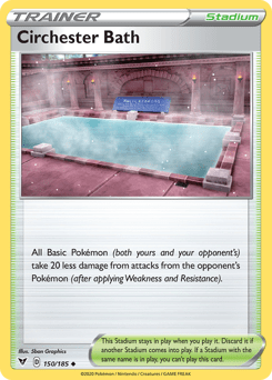 Circhester Bath (150/185) [Sword & Shield: Vivid Voltage] Pokemon Single Pokémon  | Multizone: Comics And Games
