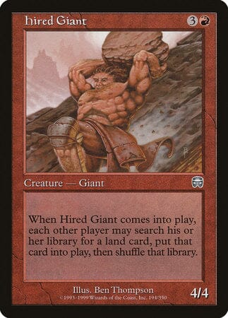 Hired Giant [Mercadian Masques] MTG Single Magic: The Gathering  | Multizone: Comics And Games
