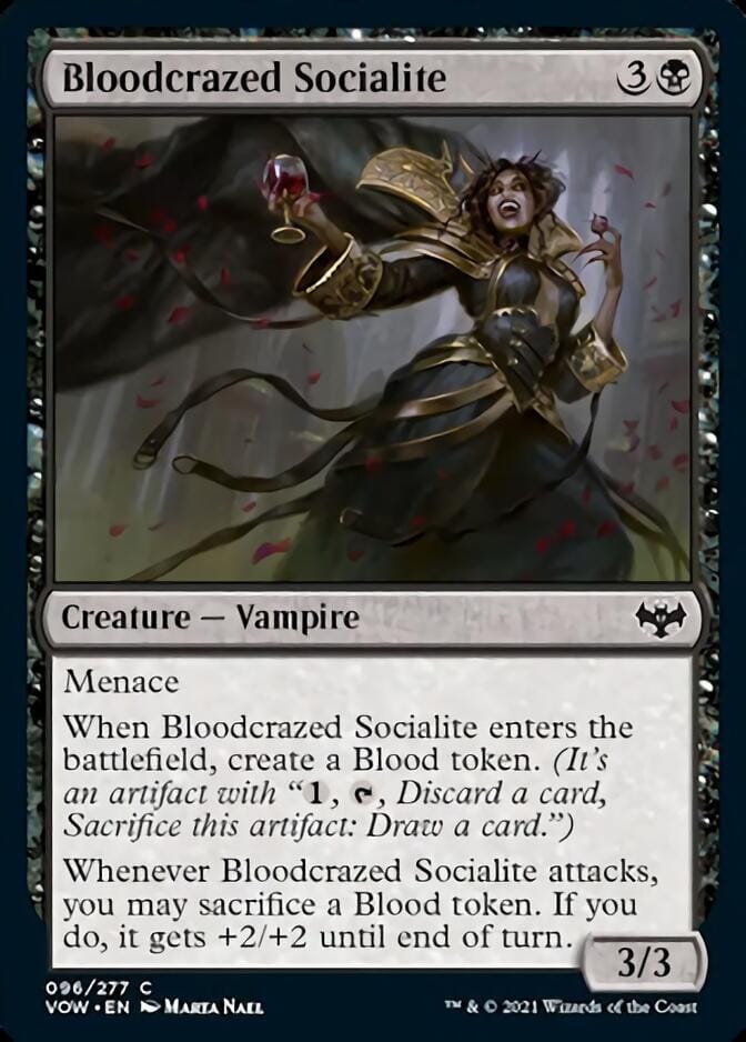 Bloodcrazed Socialite [Innistrad: Crimson Vow] MTG Single Magic: The Gathering  | Multizone: Comics And Games