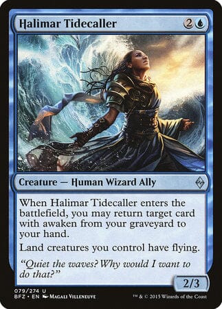 Halimar Tidecaller [Battle for Zendikar] MTG Single Magic: The Gathering  | Multizone: Comics And Games