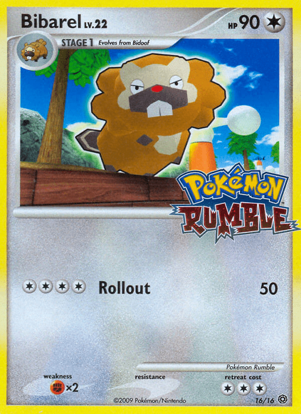 Bibarel (16/16) [Pokémon Rumble] Pokemon Single Pokémon  | Multizone: Comics And Games
