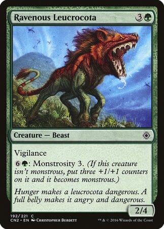 Ravenous Leucrocota [Conspiracy: Take the Crown] MTG Single Magic: The Gathering  | Multizone: Comics And Games