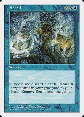 Recall [Fifth Edition] MTG Single Magic: The Gathering  | Multizone: Comics And Games
