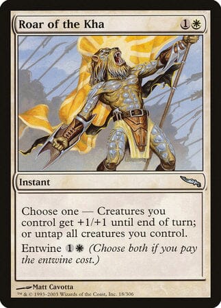 Roar of the Kha [Mirrodin] MTG Single Magic: The Gathering  | Multizone: Comics And Games
