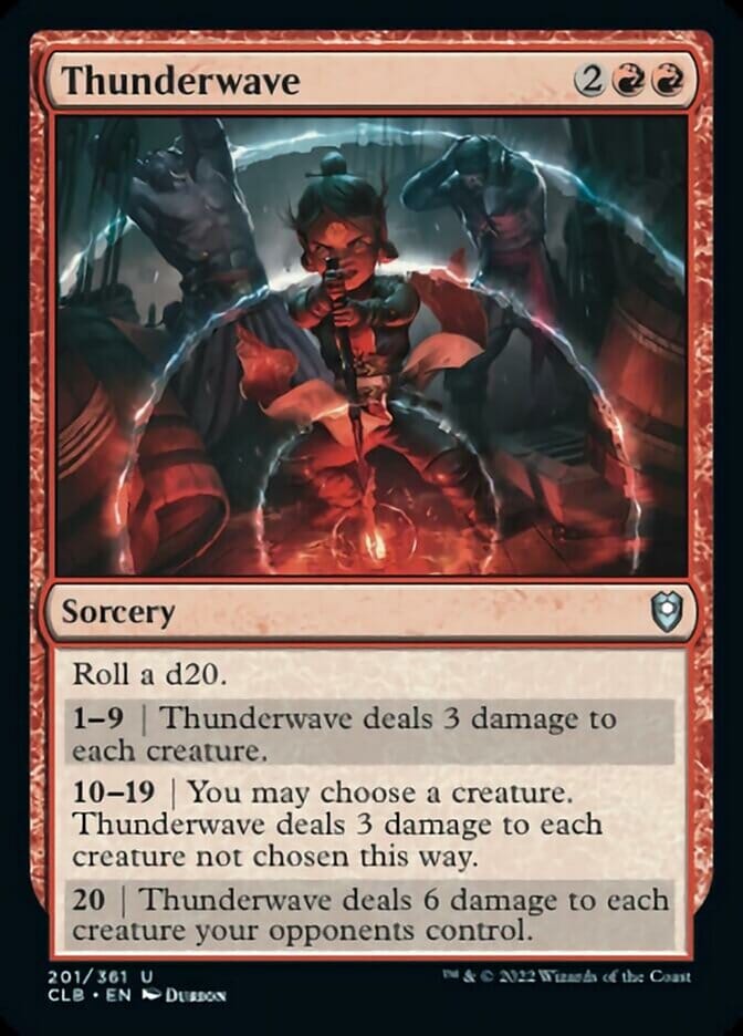 Thunderwave [Commander Legends: Battle for Baldur's Gate] MTG Single Magic: The Gathering  | Multizone: Comics And Games