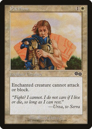 Pacifism [Urza's Saga] MTG Single Magic: The Gathering  | Multizone: Comics And Games