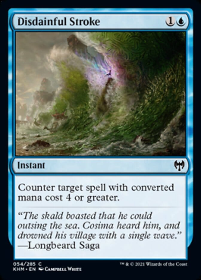 Disdainful Stroke [Kaldheim] MTG Single Magic: The Gathering  | Multizone: Comics And Games