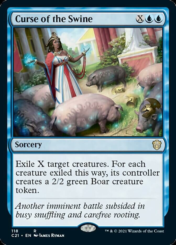 Curse of the Swine [Commander 2021] MTG Single Magic: The Gathering  | Multizone: Comics And Games