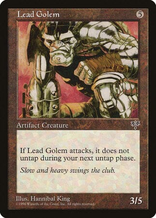 Lead Golem [Mirage] MTG Single Magic: The Gathering  | Multizone: Comics And Games