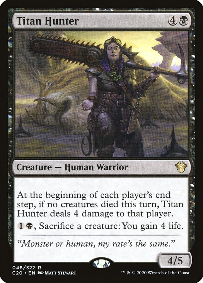 Titan Hunter [Commander 2020] MTG Single Magic: The Gathering  | Multizone: Comics And Games