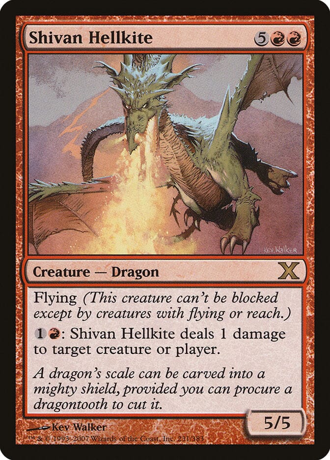 Shivan Hellkite [Tenth Edition] MTG Single Magic: The Gathering  | Multizone: Comics And Games