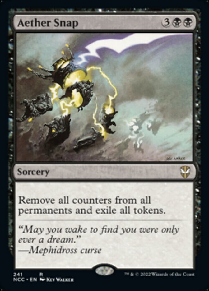 Aether Snap [Streets of New Capenna Commander] MTG Single Magic: The Gathering  | Multizone: Comics And Games
