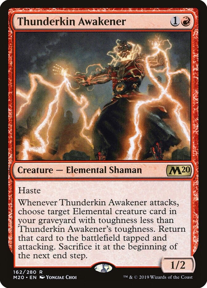 Thunderkin Awakener [Core Set 2020] MTG Single Magic: The Gathering  | Multizone: Comics And Games