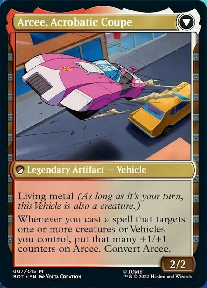 Arcee, Sharpshooter // Arcee, Acrobatic Coupe [Universes Beyond: Transformers] MTG Single Magic: The Gathering  | Multizone: Comics And Games