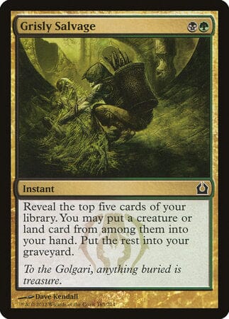 Grisly Salvage [Return to Ravnica] MTG Single Magic: The Gathering  | Multizone: Comics And Games