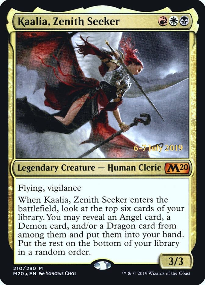 Kaalia, Zenith Seeker [Core Set 2020 Prerelease Promos] MTG Single Magic: The Gathering  | Multizone: Comics And Games