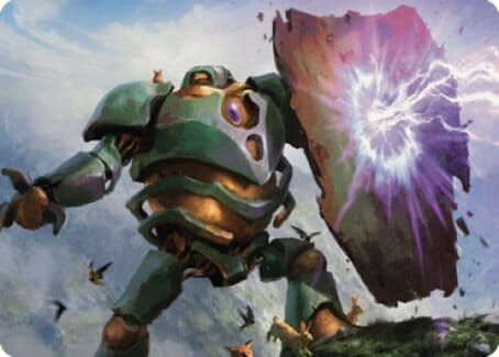 Walking Bulwark Art Card [Dominaria United Art Series] MTG Single Magic: The Gathering  | Multizone: Comics And Games