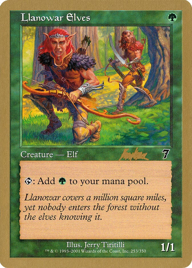 Llanowar Elves (Brian Kibler) [World Championship Decks 2002] MTG Single Magic: The Gathering  | Multizone: Comics And Games