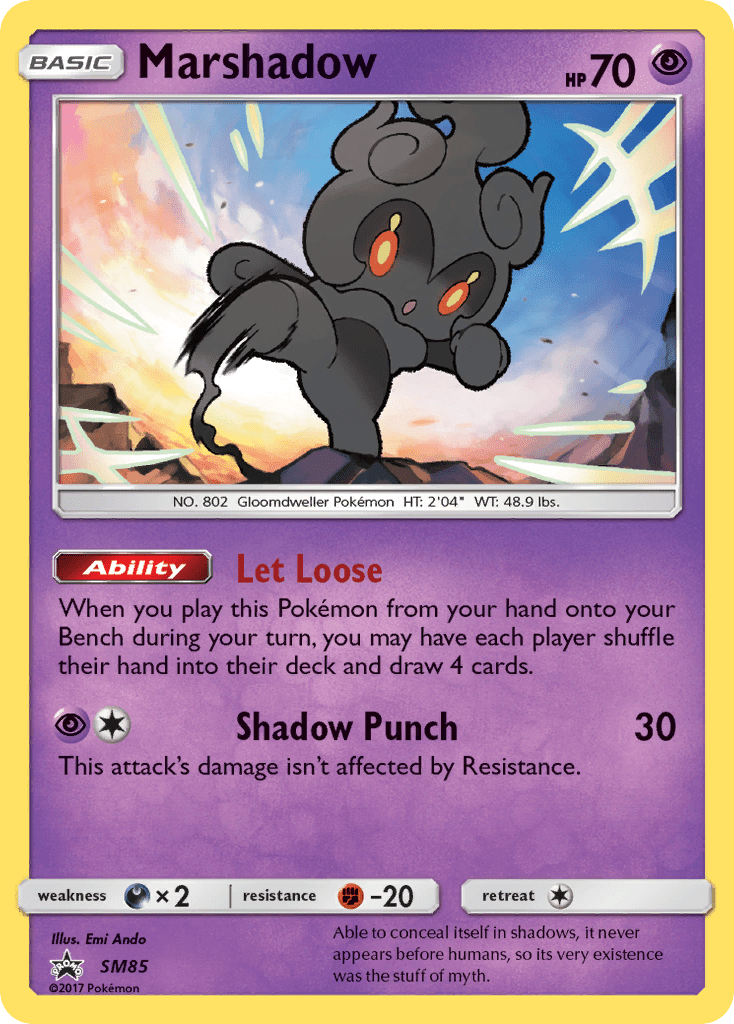 Marshadow (SM85) [Sun & Moon: Black Star Promos] Pokemon Single Pokémon  | Multizone: Comics And Games