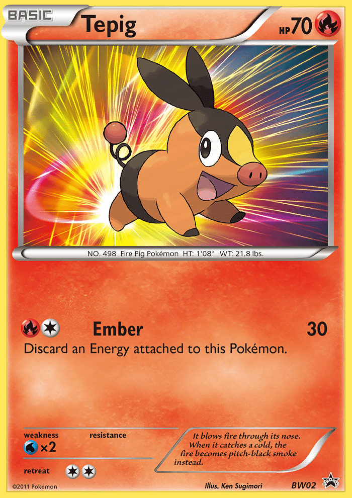 Tepig (BW02) [Black & White: Black Star Promos] Pokemon Single Pokémon  | Multizone: Comics And Games