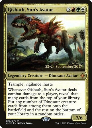Gishath, Sun's Avatar [Ixalan Promos] MTG Single Magic: The Gathering  | Multizone: Comics And Games