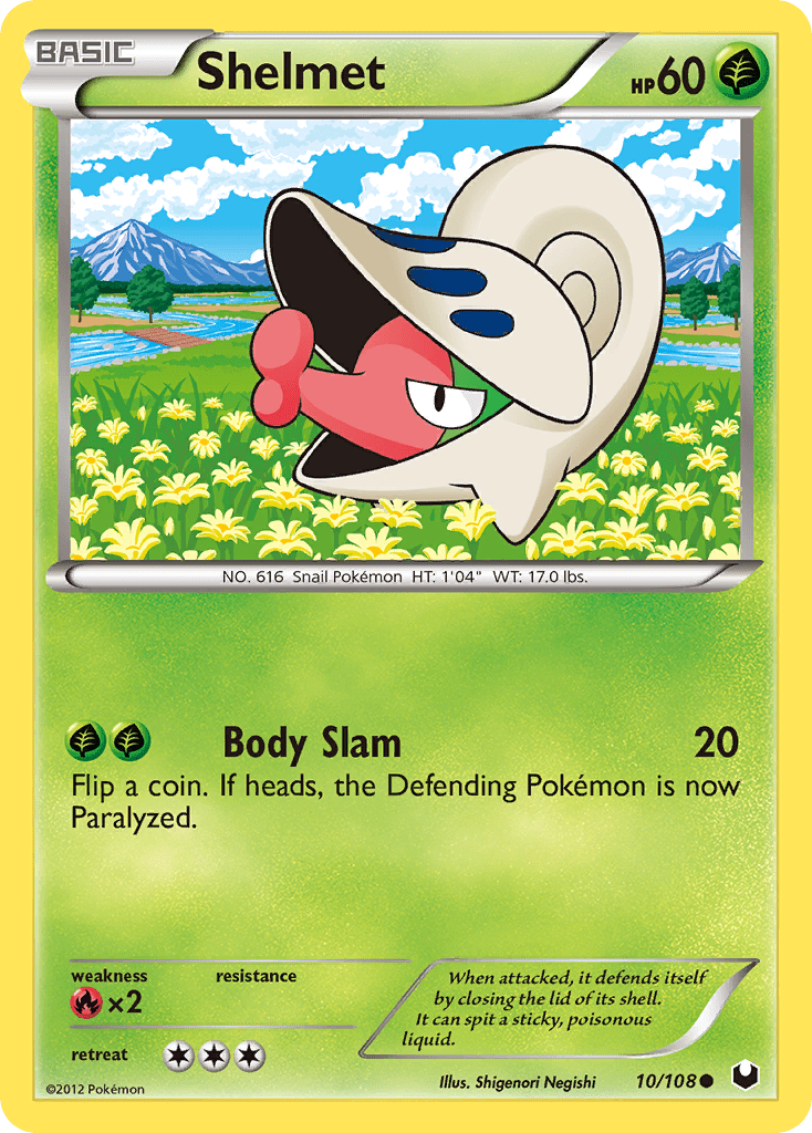 Shelmet (10/108) [Black & White: Dark Explorers] Pokemon Single Pokémon  | Multizone: Comics And Games