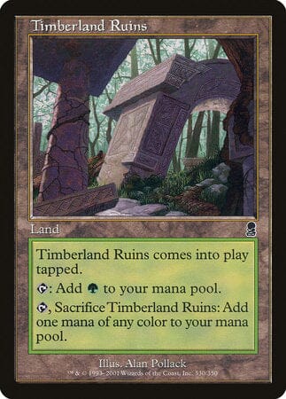 Timberland Ruins [Odyssey] MTG Single Magic: The Gathering  | Multizone: Comics And Games