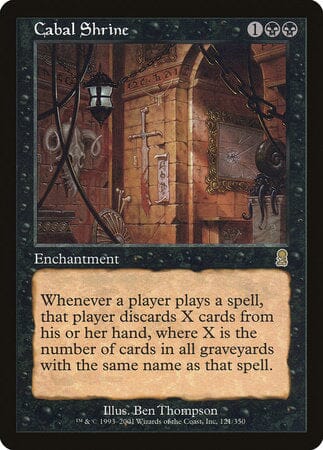 Cabal Shrine [Odyssey] MTG Single Magic: The Gathering  | Multizone: Comics And Games