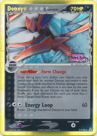 Deoxys (3/110) (Delta Species) (Stamped) [EX: Holon Phantoms] Pokemon Single Pokémon  | Multizone: Comics And Games