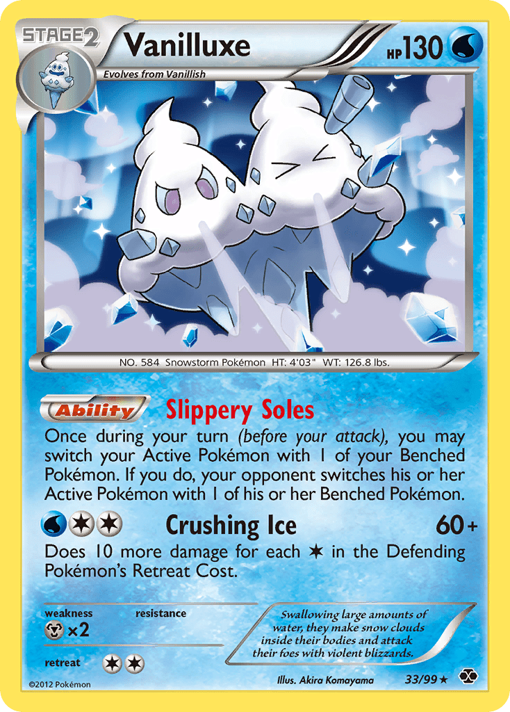 Vanilluxe (33/99) [Black & White: Next Destinies] Pokemon Single Pokémon  | Multizone: Comics And Games