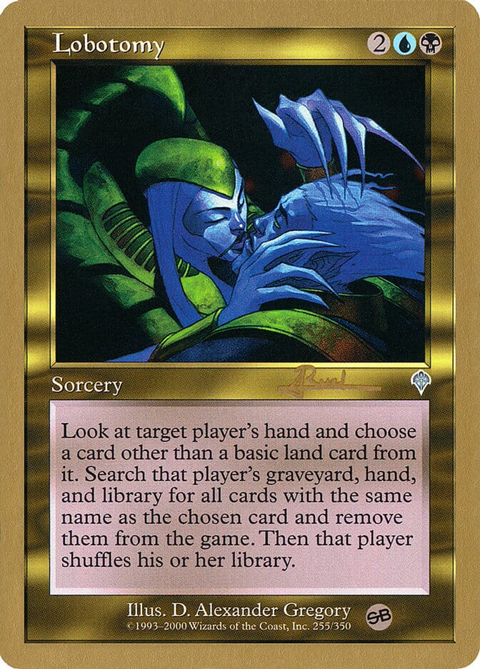 Lobotomy (Antoine Ruel) (SB) [World Championship Decks 2001] MTG Single Magic: The Gathering  | Multizone: Comics And Games