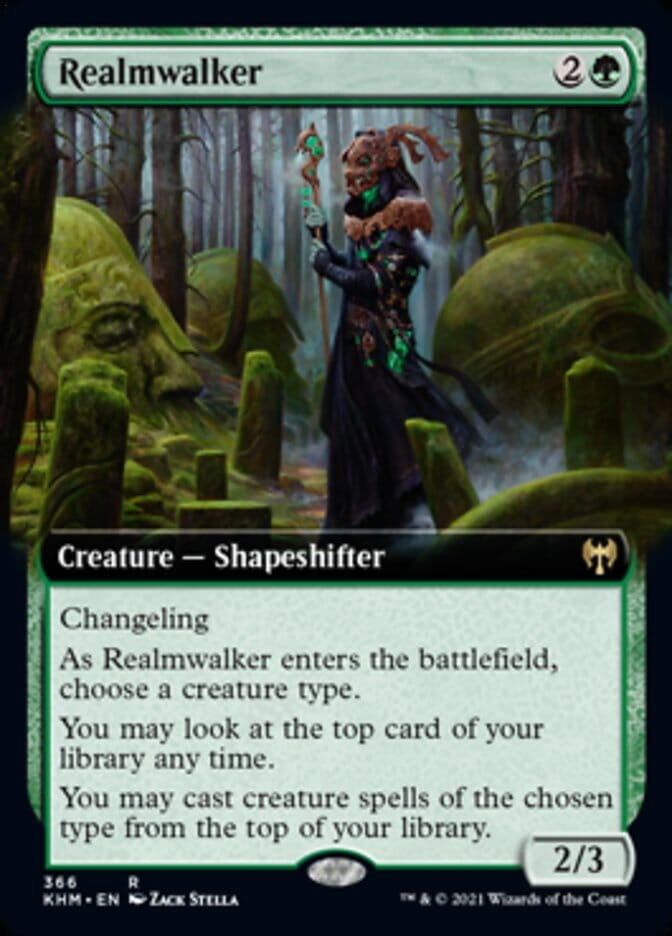 Realmwalker (Extended Art) [Kaldheim] MTG Single Magic: The Gathering  | Multizone: Comics And Games