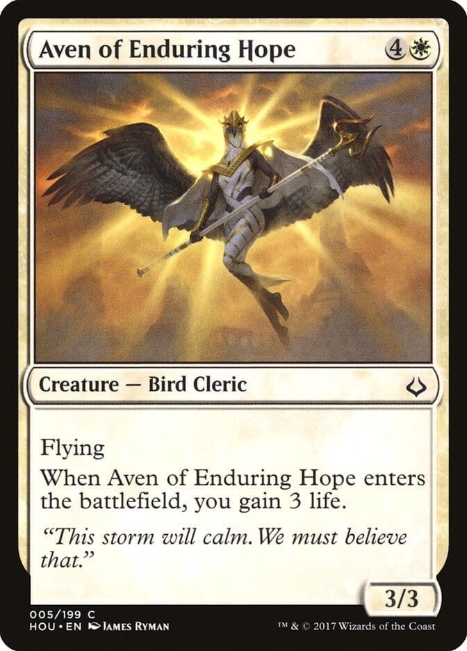 Aven of Enduring Hope [Hour of Devastation] MTG Single Magic: The Gathering  | Multizone: Comics And Games