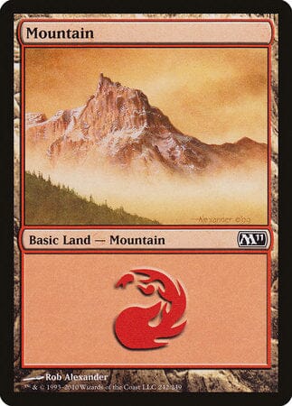 Mountain (242) [Magic 2011] MTG Single Magic: The Gathering  | Multizone: Comics And Games