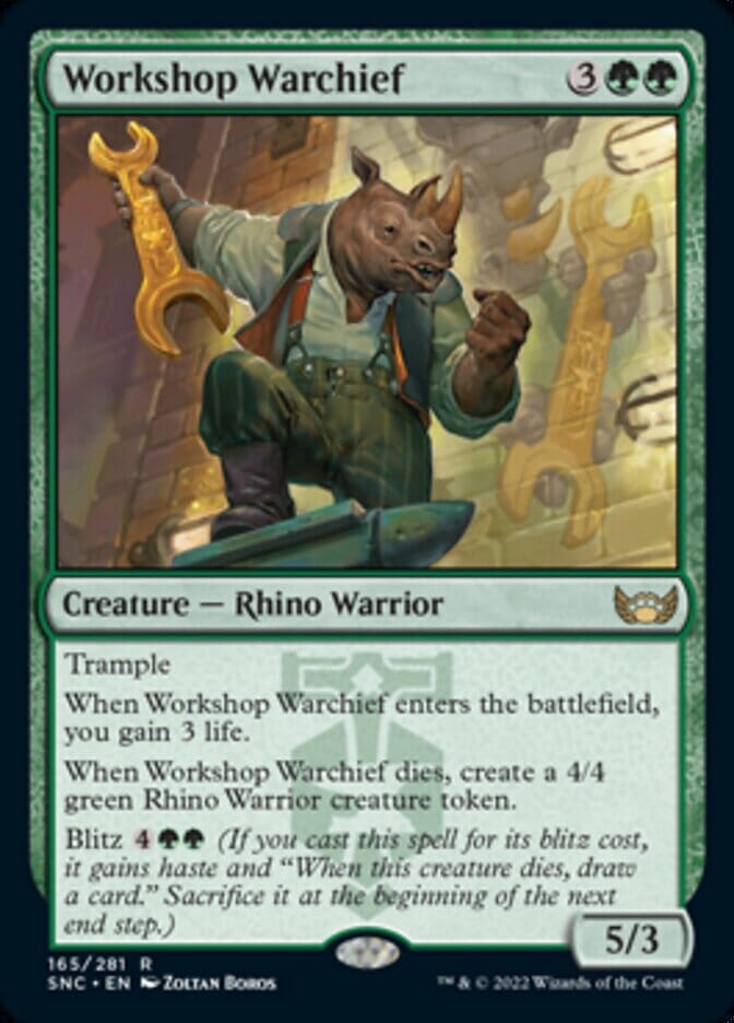 Workshop Warchief [Streets of New Capenna] MTG Single Magic: The Gathering  | Multizone: Comics And Games