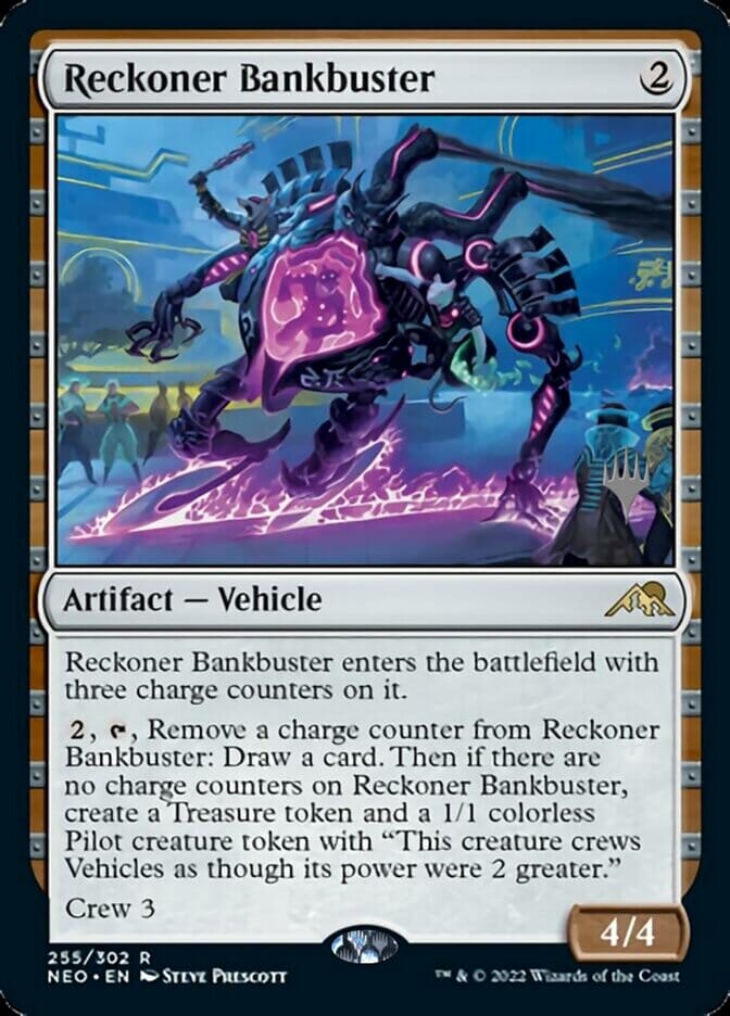 Reckoner Bankbuster (Promo Pack) [Kamigawa: Neon Dynasty Promos] MTG Single Magic: The Gathering  | Multizone: Comics And Games