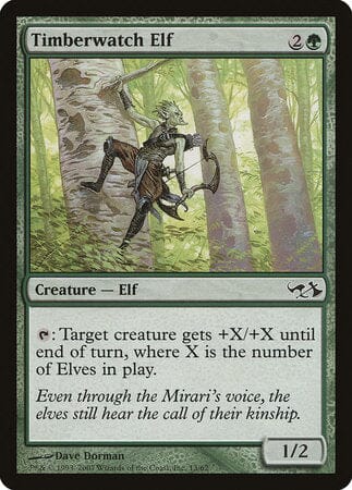 Timberwatch Elf [Duel Decks: Elves vs. Goblins] MTG Single Magic: The Gathering  | Multizone: Comics And Games
