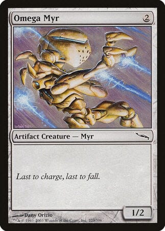 Omega Myr [Mirrodin] MTG Single Magic: The Gathering  | Multizone: Comics And Games