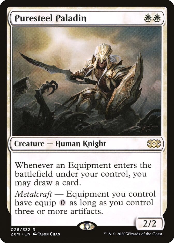 Puresteel Paladin [Double Masters] MTG Single Magic: The Gathering  | Multizone: Comics And Games