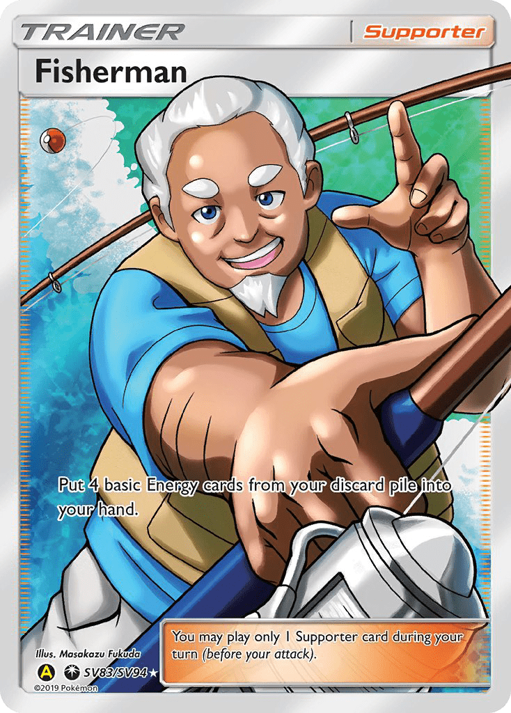 Fisherman (SV83/SV94) [Sun & Moon: Hidden Fates - Shiny Vault] Pokemon Single Pokémon  | Multizone: Comics And Games