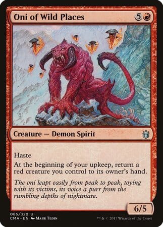 Oni of Wild Places [Commander Anthology] MTG Single Magic: The Gathering  | Multizone: Comics And Games