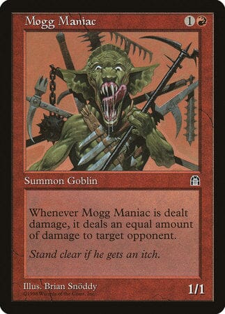 Mogg Maniac [Stronghold] MTG Single Magic: The Gathering  | Multizone: Comics And Games