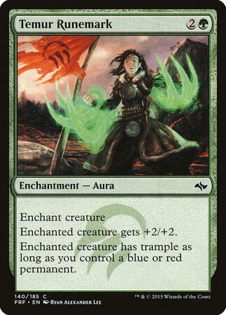 Temur Runemark [Fate Reforged] MTG Single Magic: The Gathering  | Multizone: Comics And Games